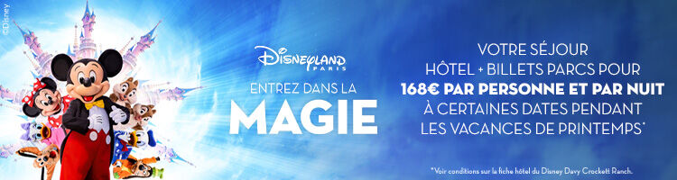 Réservez votre séjour à Disneyland Paris avec Leclerc Voyages