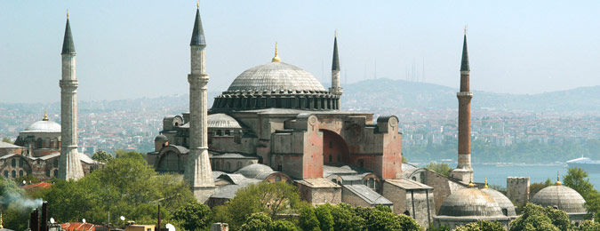 Turquie -Istanbul, Basilique Saint Sophie, église puis mosquée et enfin musée