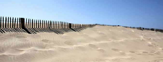 Dunes de sables, Dunes du Pilat en France