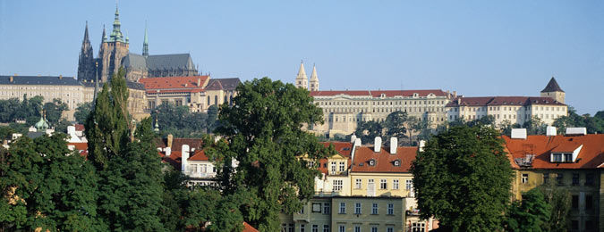 Le château de Prague en République Tchèque