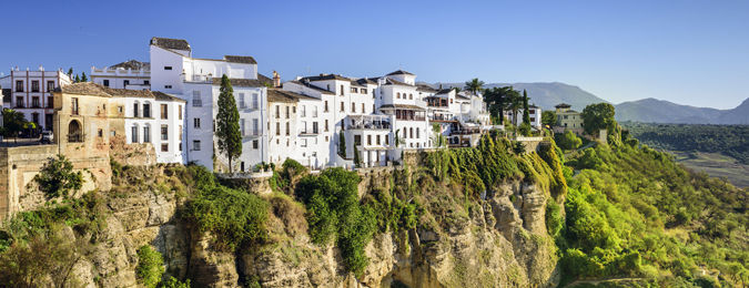 La ville de Ronda en Andalousie