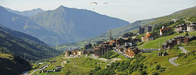 Les Ménuires en été en Savoie + Mont Blanc