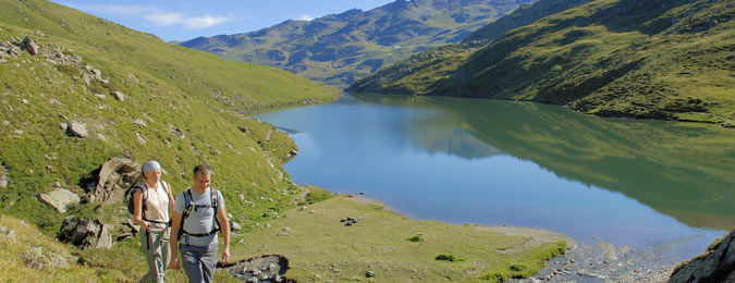 Le lac du Lou aux Ménuires au coeur des Alpes françaises