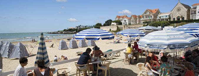La plage de Royan en Charente-Maritime