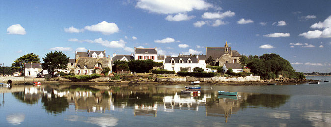 Village du Morbihan en Bretagne