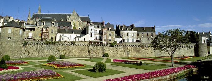 La ville de Vannes en Bretagne
