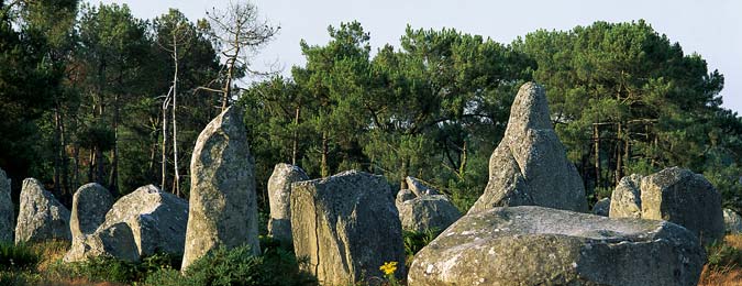 Les menhirs de Carnac en Bretagne