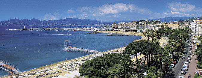 Cannes sur la Côte d'Azur