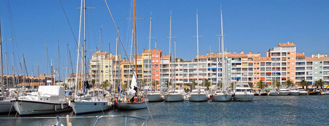 Port de Hyères sur la Côte d'Azur