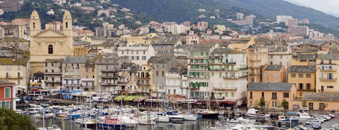 Port de Bastia en Corse