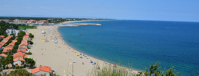 La plage d'Argelès