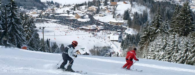 La station de ski Gerardmer - Xonrupt dans les Vosges