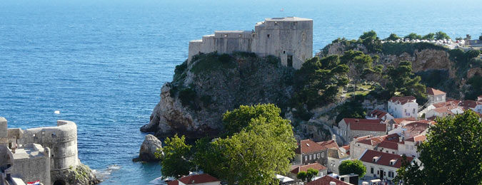Le Fort Livrijenac à Dubrovnik en Croatie