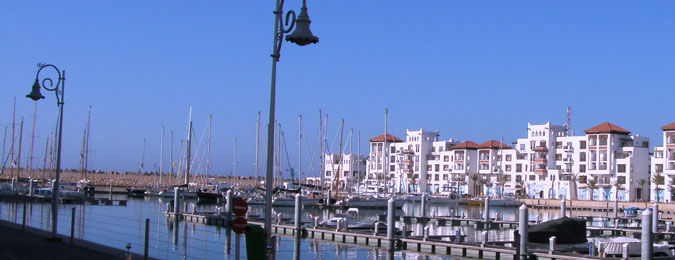 Port d'Agadir au Maroc