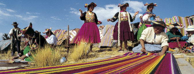 Marché au Pérou