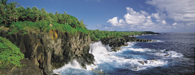 Les côtes de l'île de la Réunion