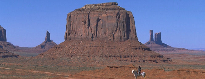 Monument Valley dans l'Ouest Américain