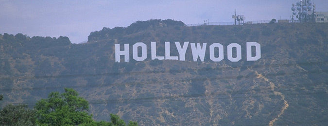 Hollywood à Los Angeles en Californie sur la côte Ouest des Etats-Unis