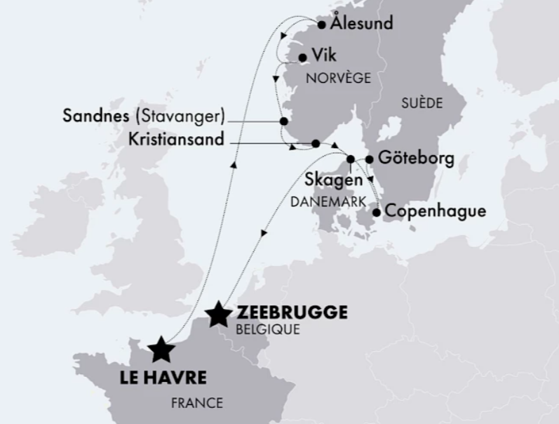 Croisière Pays des Trolls - du 13 au 26 juillet 2025 - Vente Flash